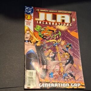 DC JLA Incarnations Comic with Vibrant Cover